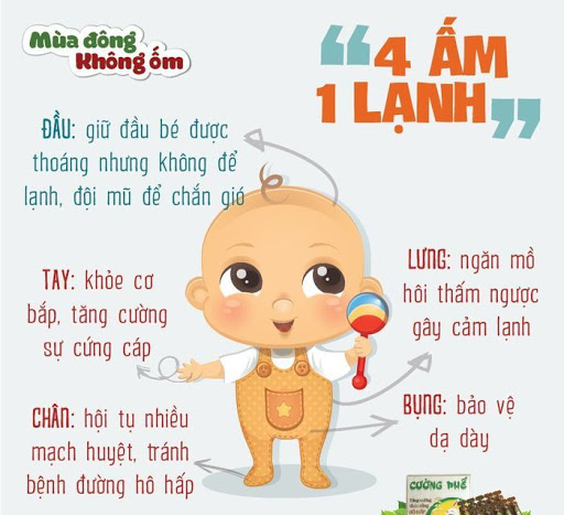 GIỮ ẤM CHO TRẺ VÀO MÙA ĐÔNG