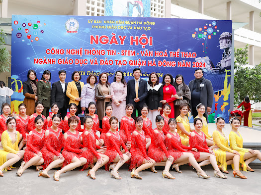 TRƯỜNG MN VẠN BẢO THAM DỰ NGÀY HỘI CNTT - STEM VÀ VĂN HÓA THỂ THAO QUẬN HÀ ĐÔNG NĂM HỌC 2023-2024